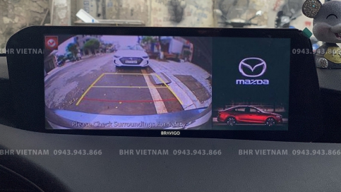 Màn hình DVD Android xe Mazda 3 2020 - nay | Màn Bravigo nguyên khối